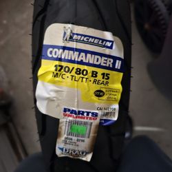 Motorcycle Tire. Michelin Commander 2.  170/80-15
