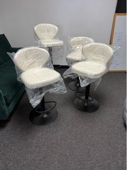 Set of 4 Adjustable Barstools