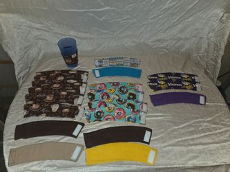 Hand-made Hot/Cold Cup Koozies (12oz-16oz cups)