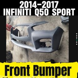 2014/2015/2016/2017 Infiniti Q50 Sport Front Bumper Cover 