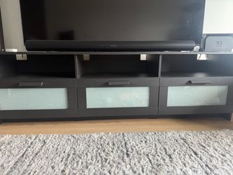 IKEA Black TV Stand