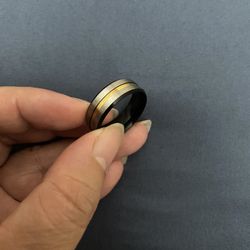 Men’s Fashion Stainless Steel Wedding Band Size 12