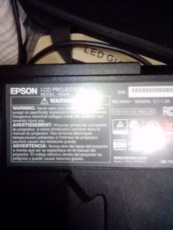 Epson LCD Projector Model H838A