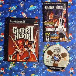 Guitar Hero II Sony PlayStation 2 PS2 Complete CIB TESTED WORKS!!!
