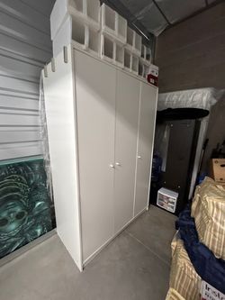IKEA Kleppstad Wardrobe - White
