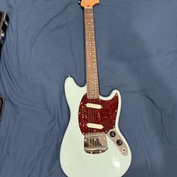 Like New Fender Squier Mustang Sonic Blue