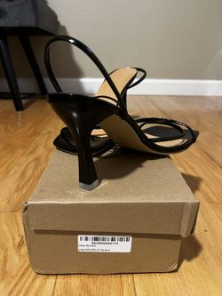 Mica’s Black Slip On Heel
