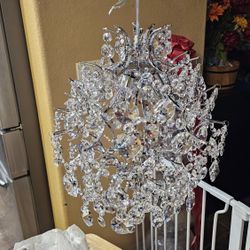 Chrome Crystal Chandelier 