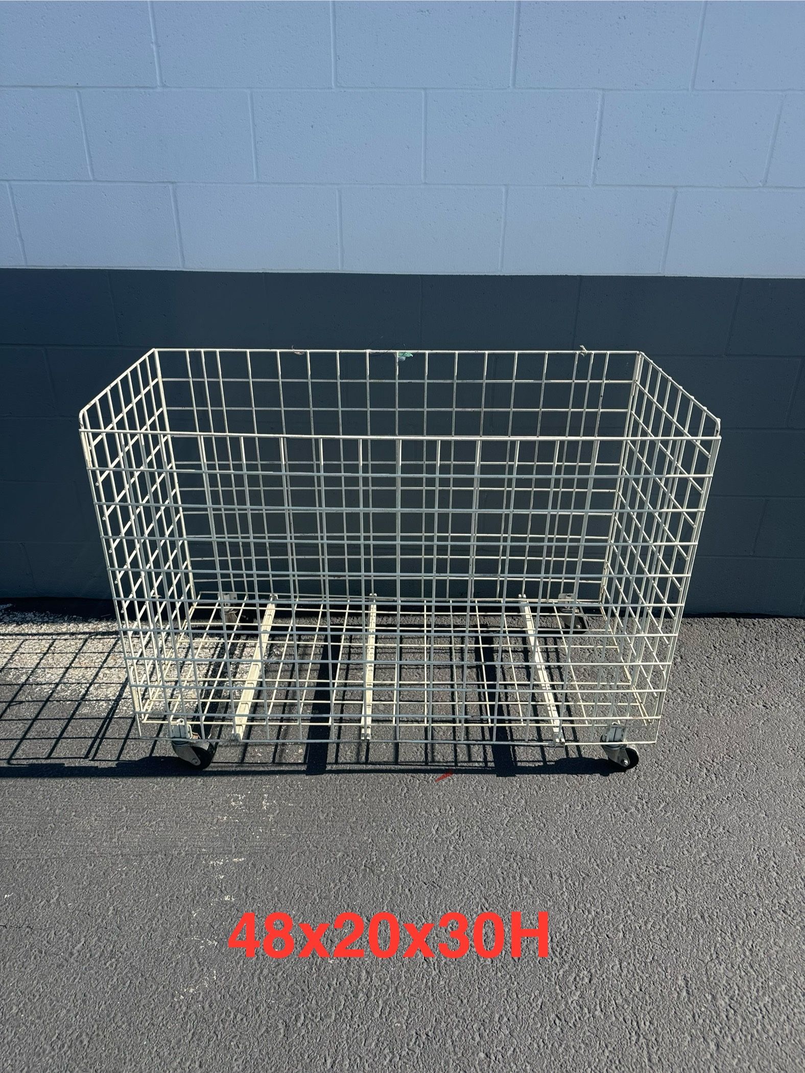 Large Collapsable Rolling Bin/Cart