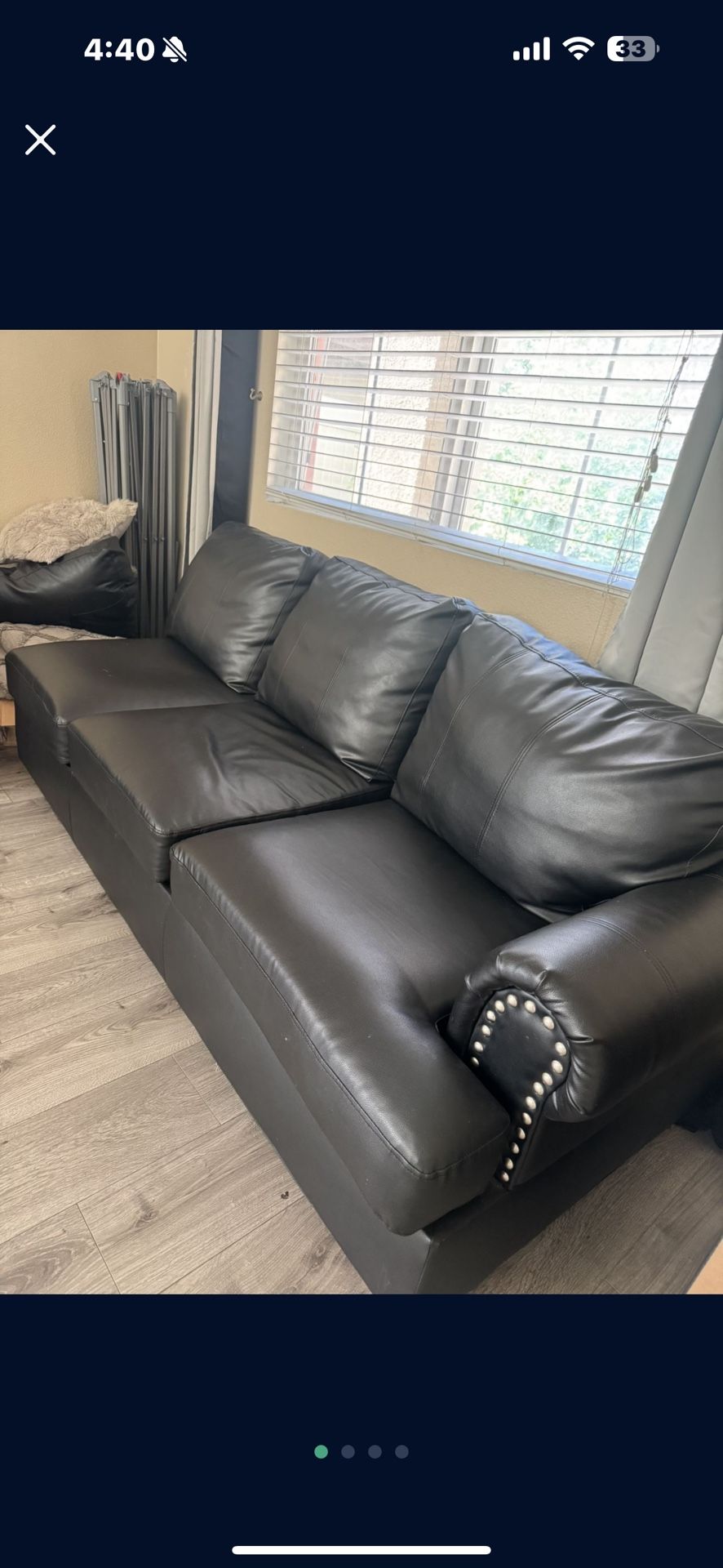 Black Couches