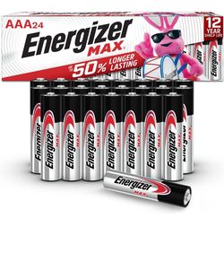 Energizer MAX AAA Batteries (24 Pack), Triple A Alkaline Batteries