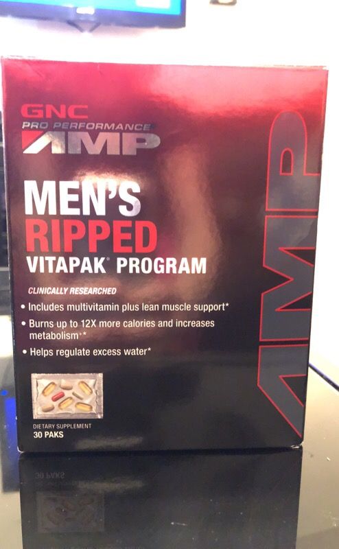 GNC men’s ripped vitapak