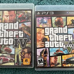 Ps3 Grand Theft Auto IV & V