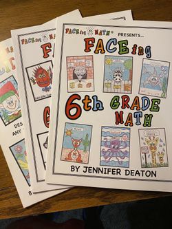 3 Facing Math Activity Books