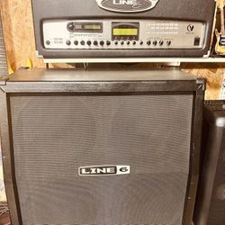Line 6 Amp And 4x12 Cab