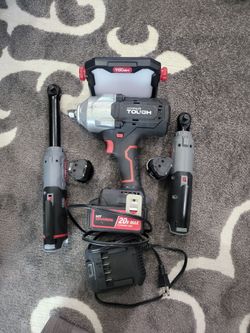 Impact/cordless ratchet/light