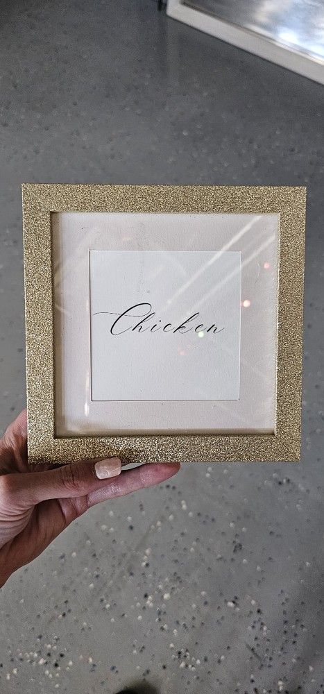 Gold Sparkle Frame (10 Available)