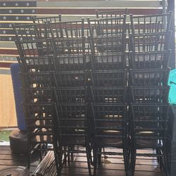 Chivari black chairs