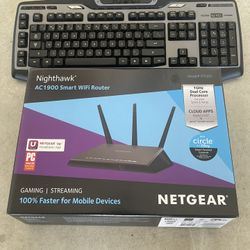 Logitech Keyboard And Nighthawk Router