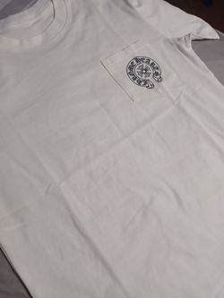 White pocket chromehearts shirt, real