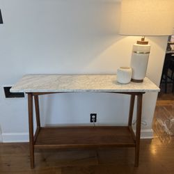 West Elm Marble Entryway/Console Table