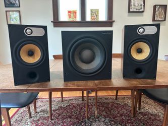 Bowers Wilkins sub and bookshelf speakers