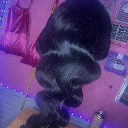 24" Human Hair Freepart Bodywave Wig🌺✨