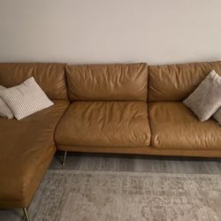 Faux leather Sofa 