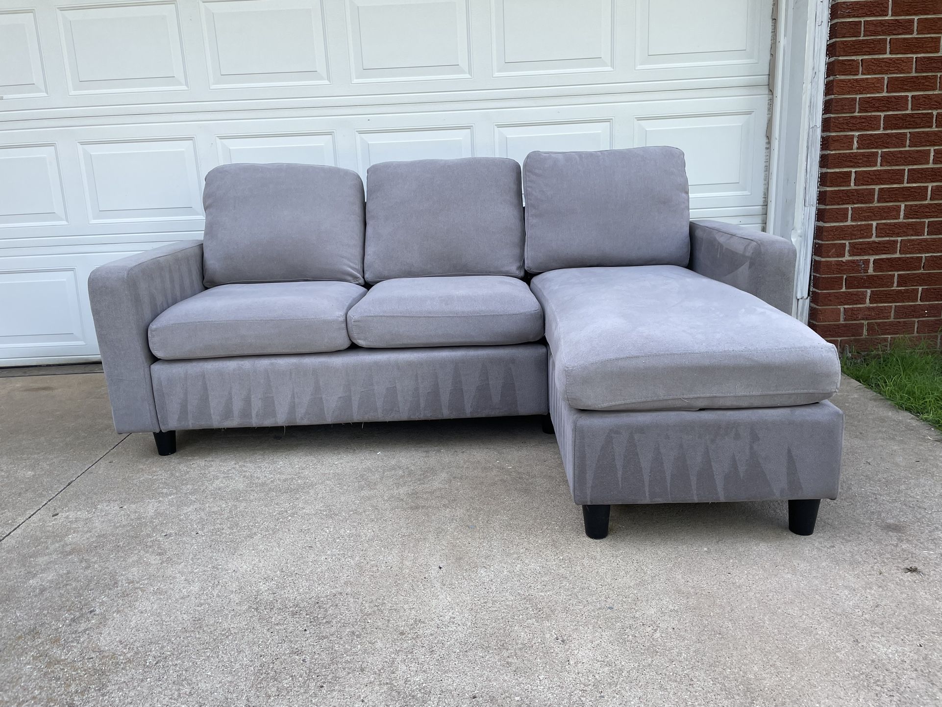 Gray 2 Piece Sectional - Free Delivery