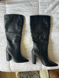 Black Knee High Boots