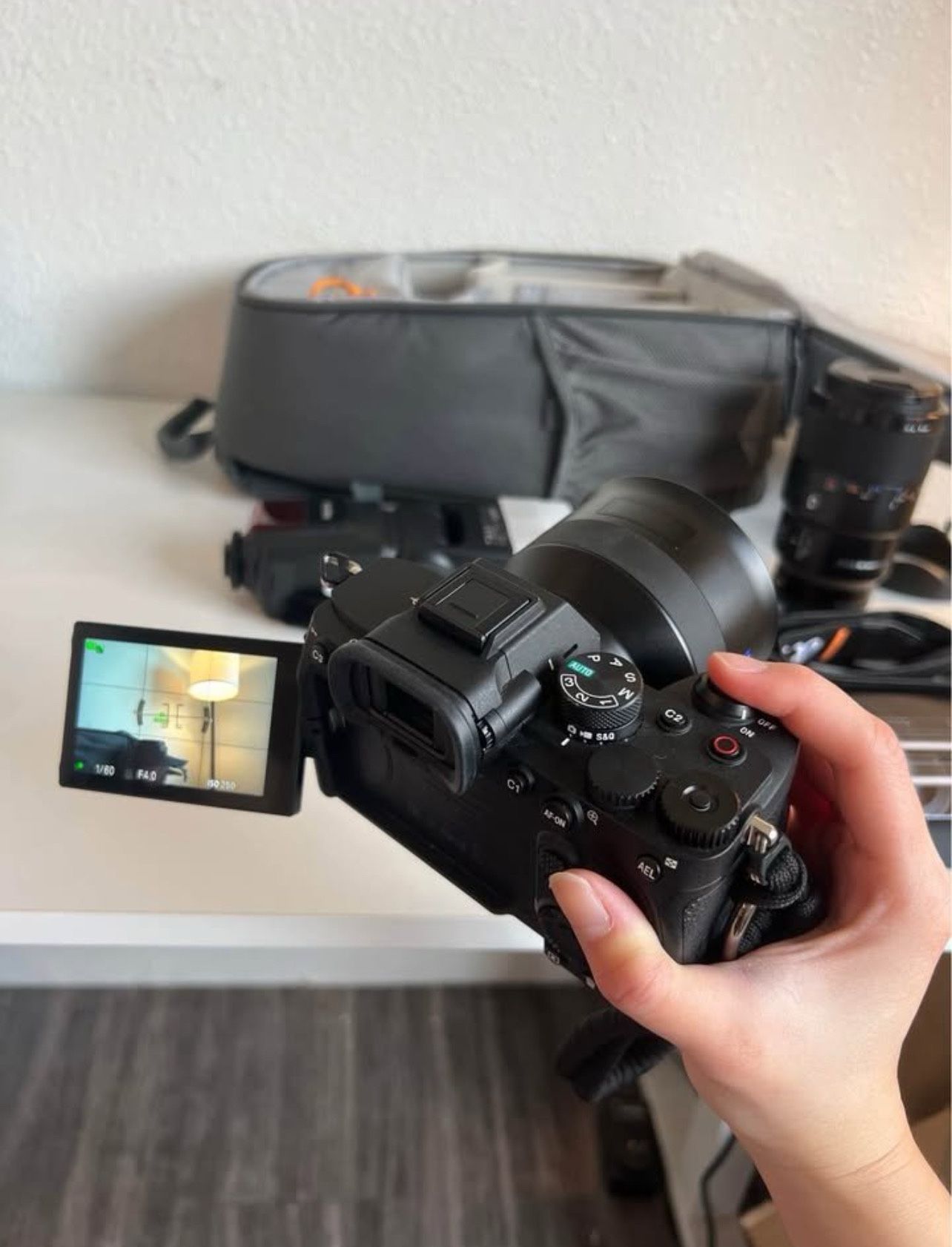 Sony A7iv Camera With Mirroless Frame 