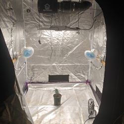 Grow Tent And Supplies Whole Set Up!!!