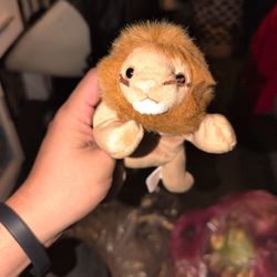 Rare TY Beanie Baby Rosary The Lion