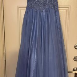 Formal Gown - blue Dress Size 11 