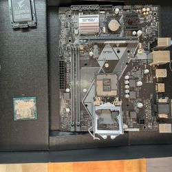Asus Motherboard And Intel CPU 