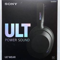 Sony Ult Wear Black Noir Noise Cancelling Headphones