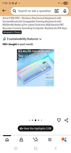 Gaming keyboard