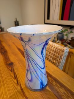 Iridescent Glass Vase