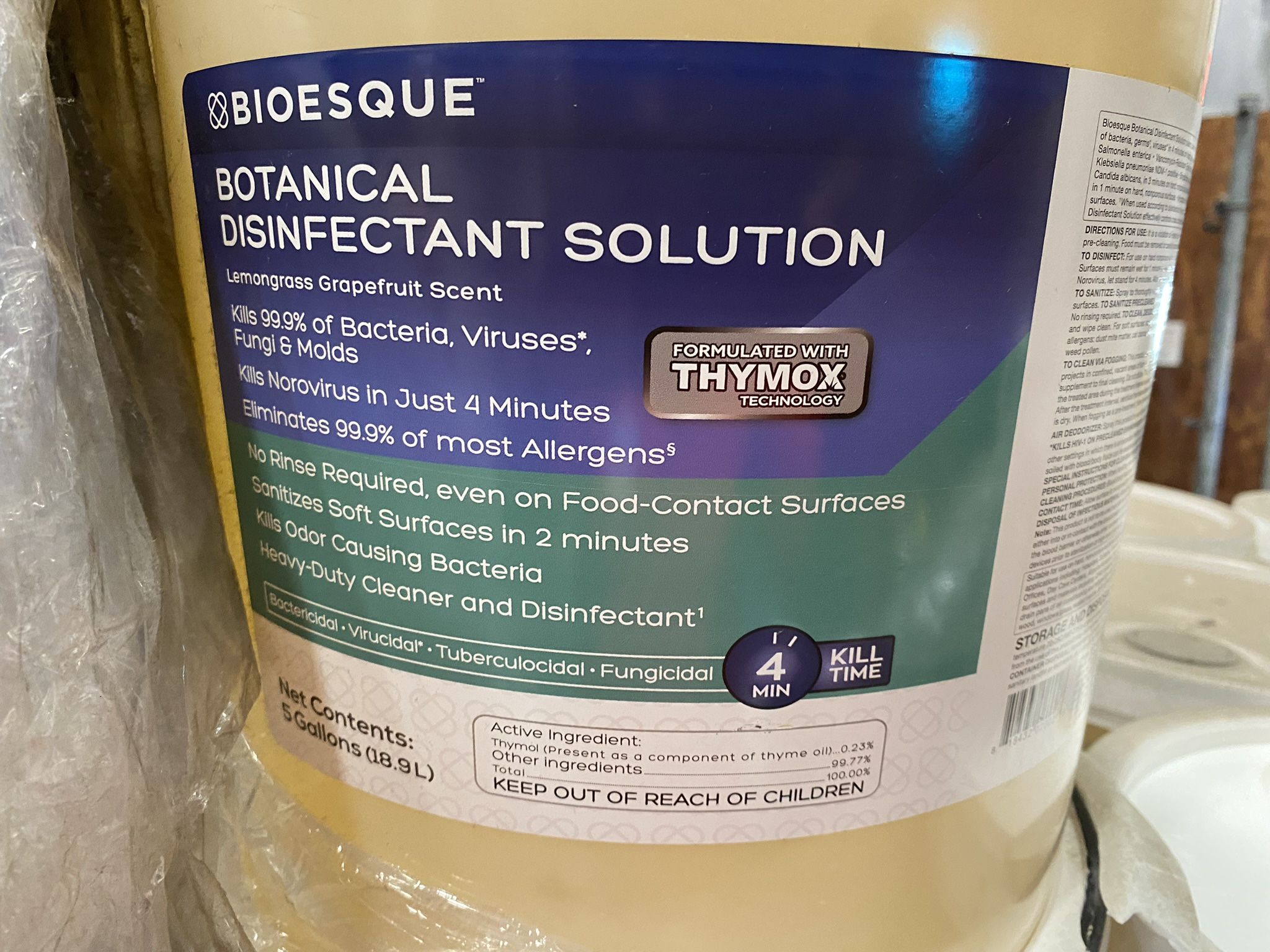 Cleaning Disaffected solution