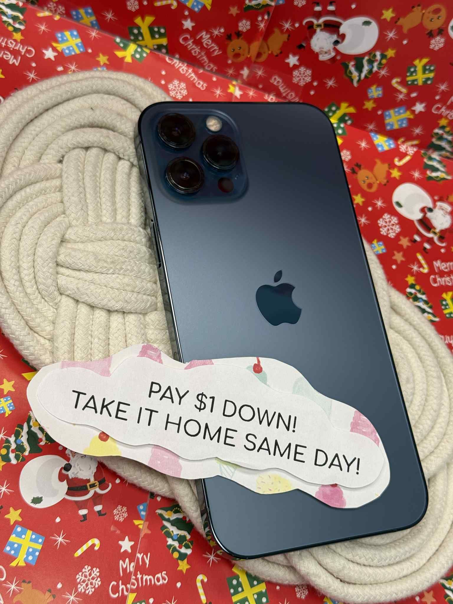 Apple iPhone 12 Pro Max 5G- Pay $5 DOWN AVAILABLE - NO CREDIT NEEDED