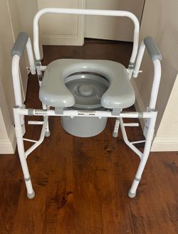 Brand new Medline Drop Arm Commode Chair
