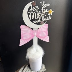 Baby Girl Baby Shower Center Pieces