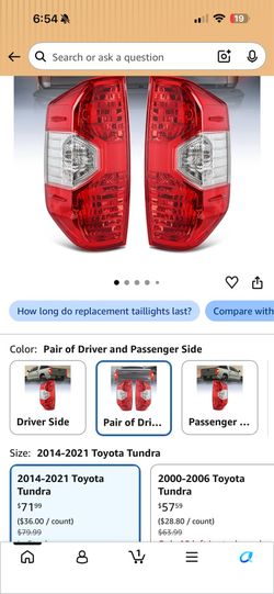 Tail lights assembly