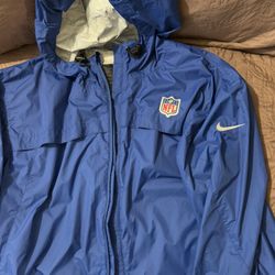 Nike Men jacket color blue NFL football size XXL