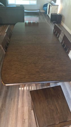 Table and chairs