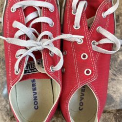 Converse All Star Kids Sneakers – Red (Youth Size US 3 / EU 35)