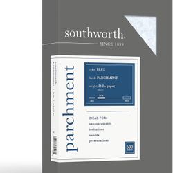 Southworth 8.5-inch x 11-inch Specialty Paper, 24 lbs., 100 Brightness, 500/Box