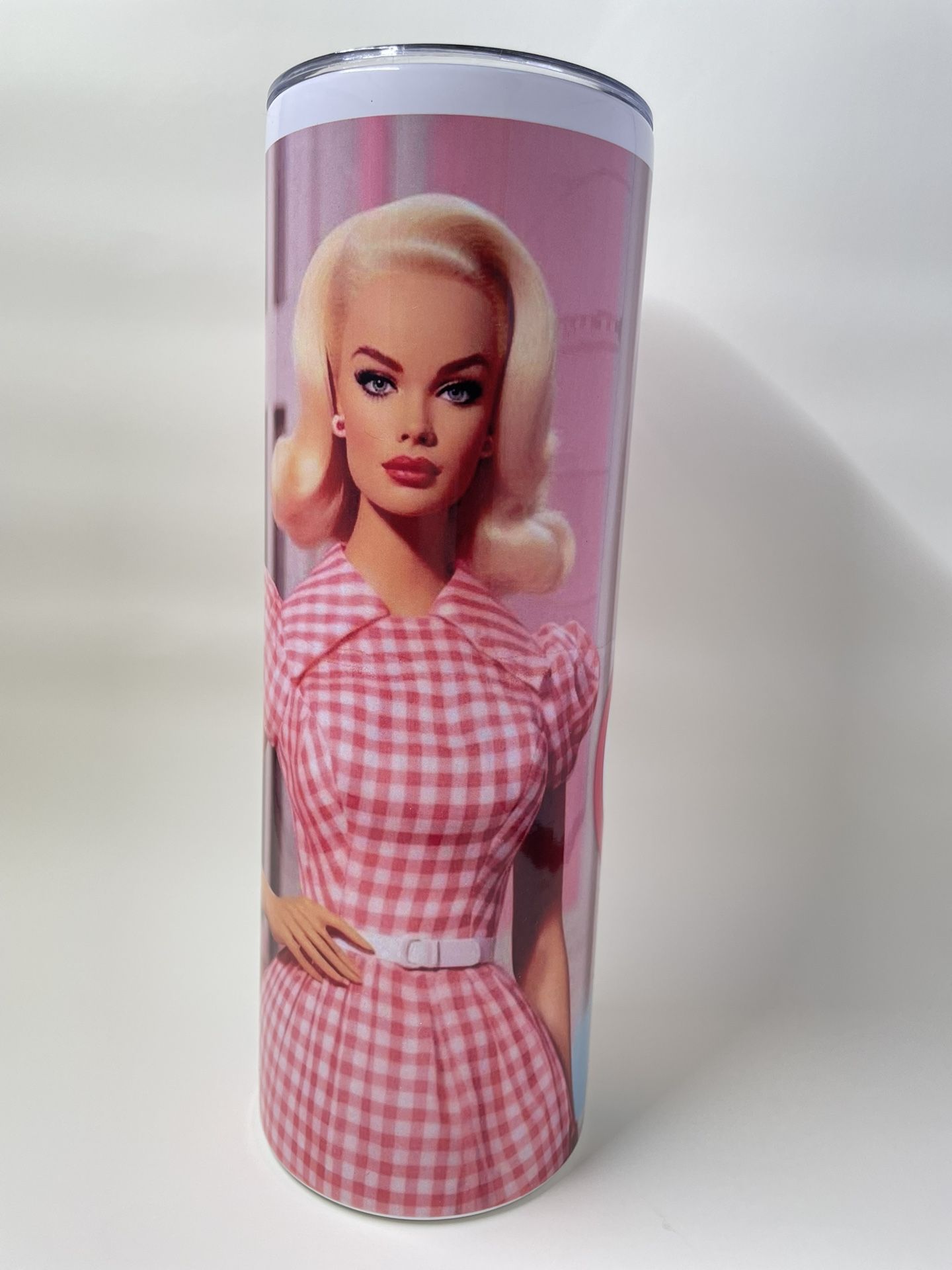 Barbie tall skinny tumbler