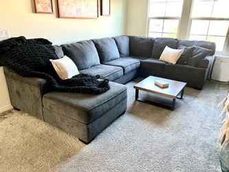 Large grey sectional
