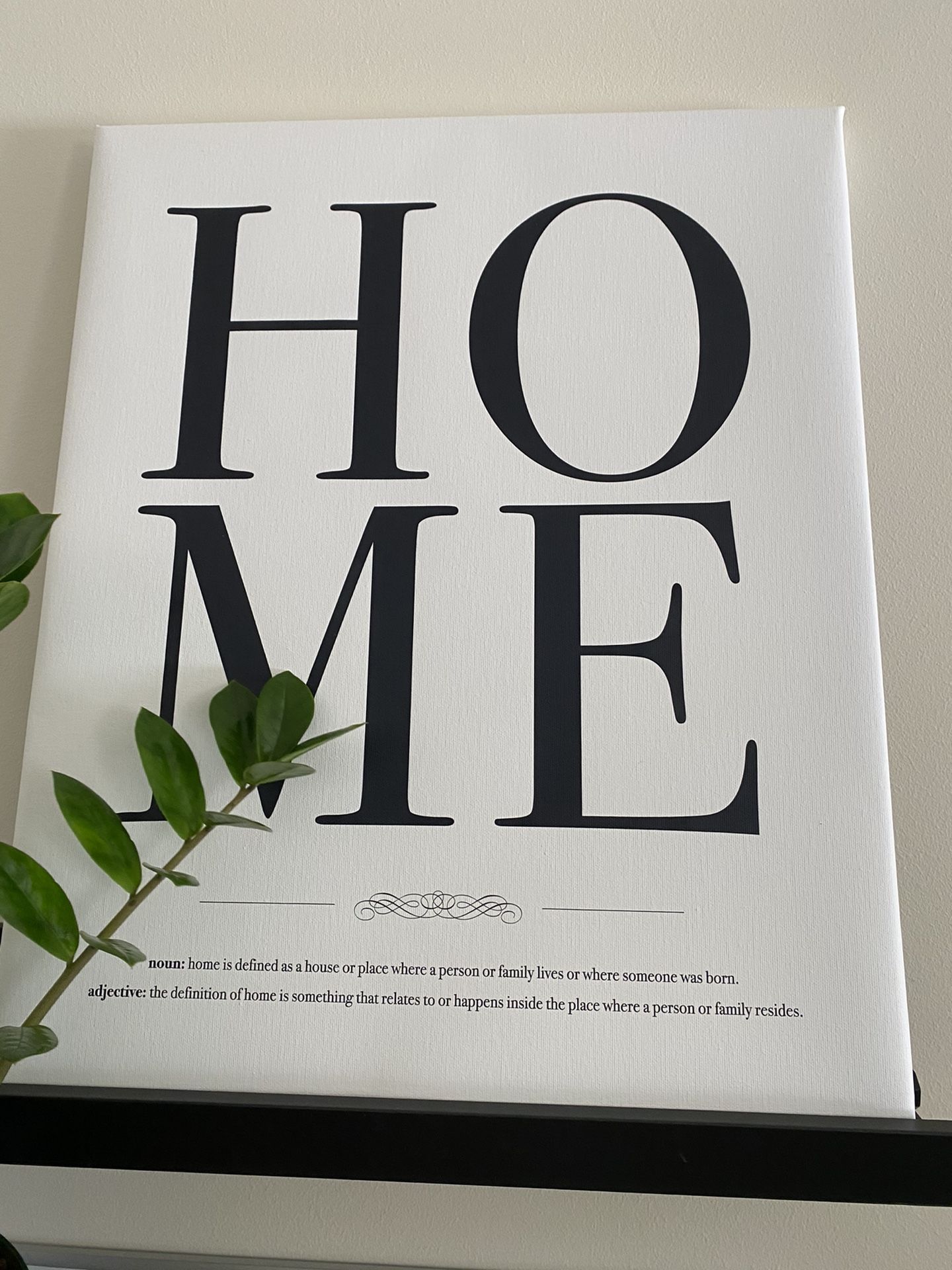 HOME Definition Canvas Art